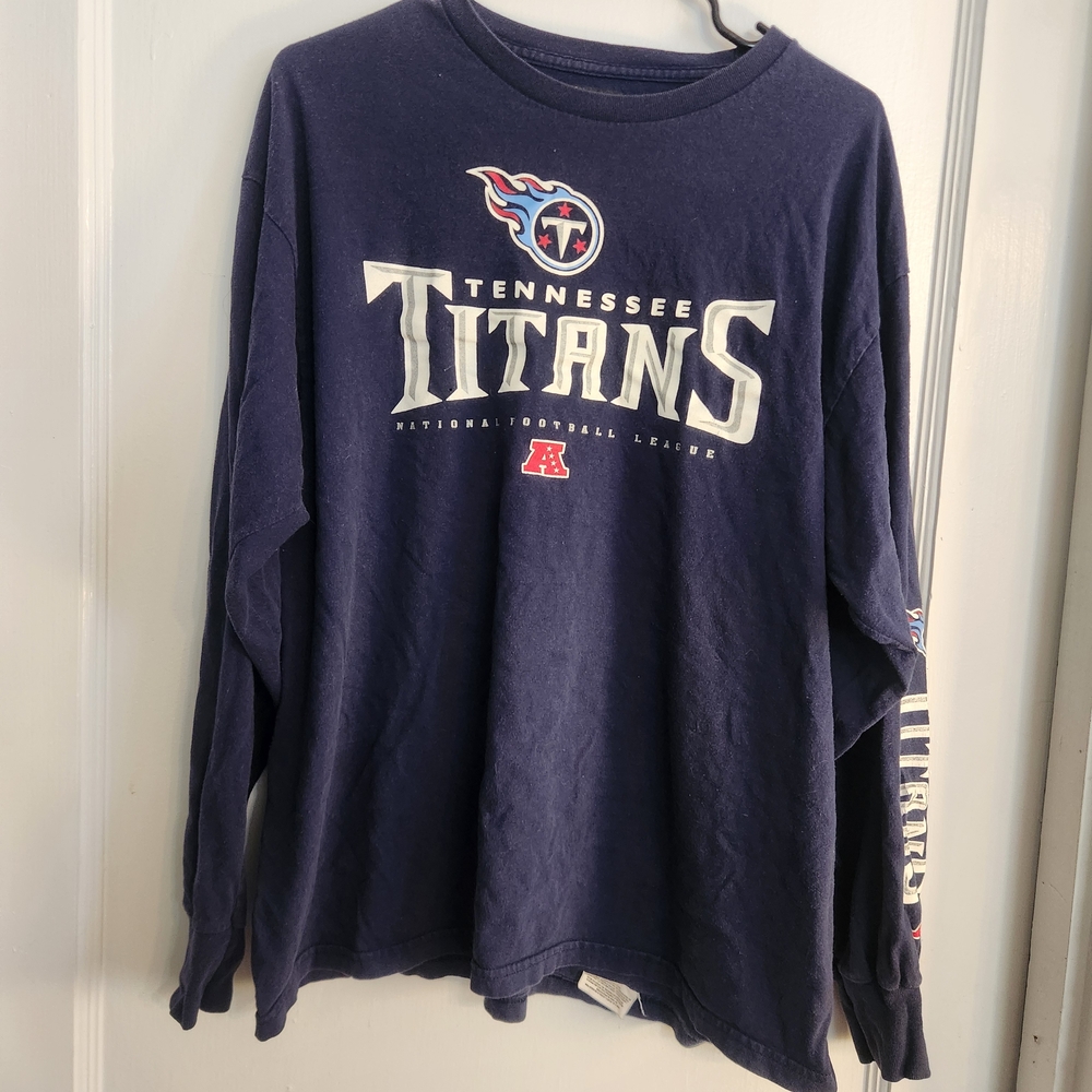 NFL Navy Team Apparel Long Sleeve Shirt